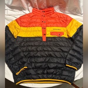 Dutch bros 3/4 button up